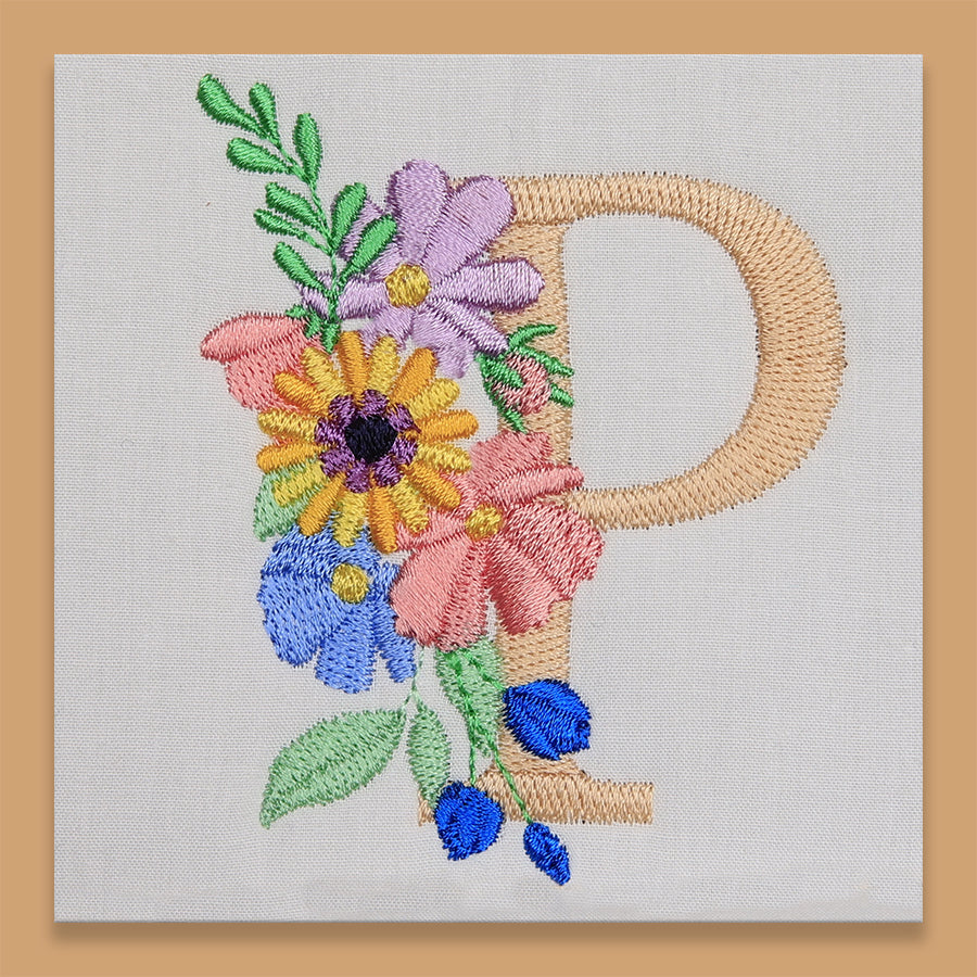 Equinox Garden Monogram Letter P