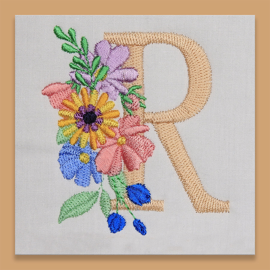 Equinox Garden Monogram Letter R