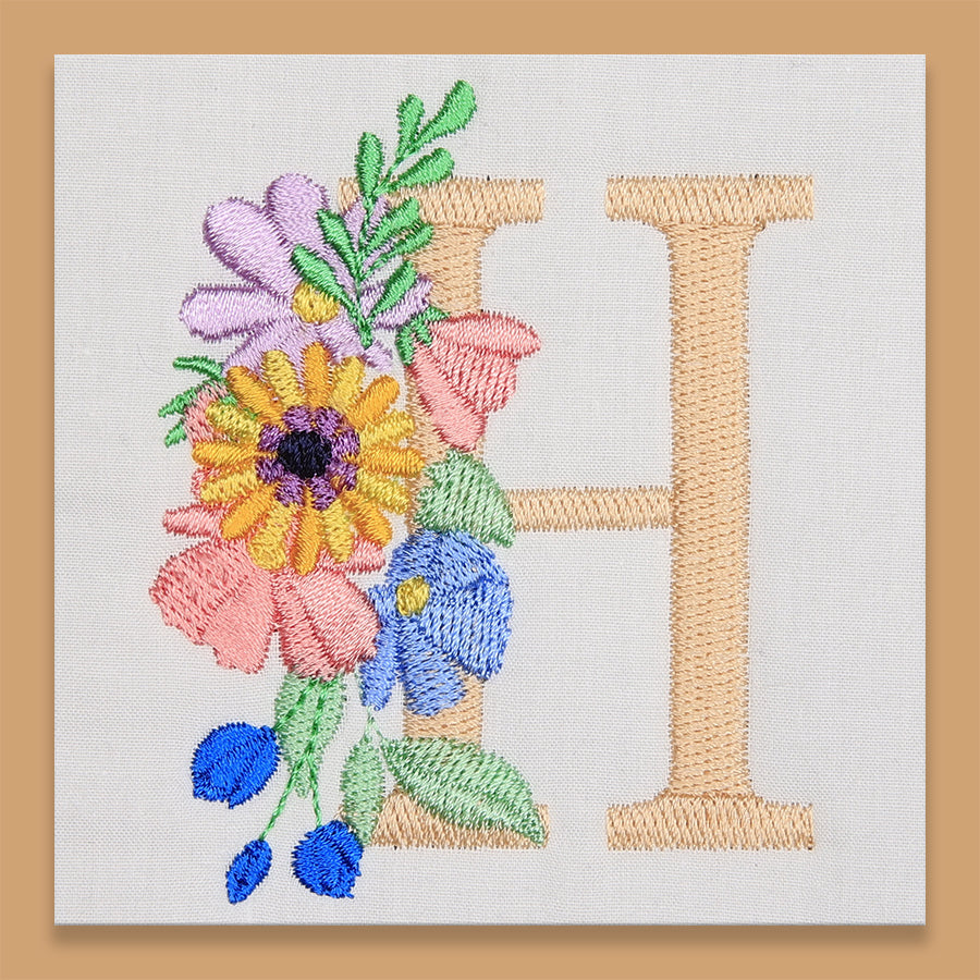 Equinox Garden Monogram Letter H