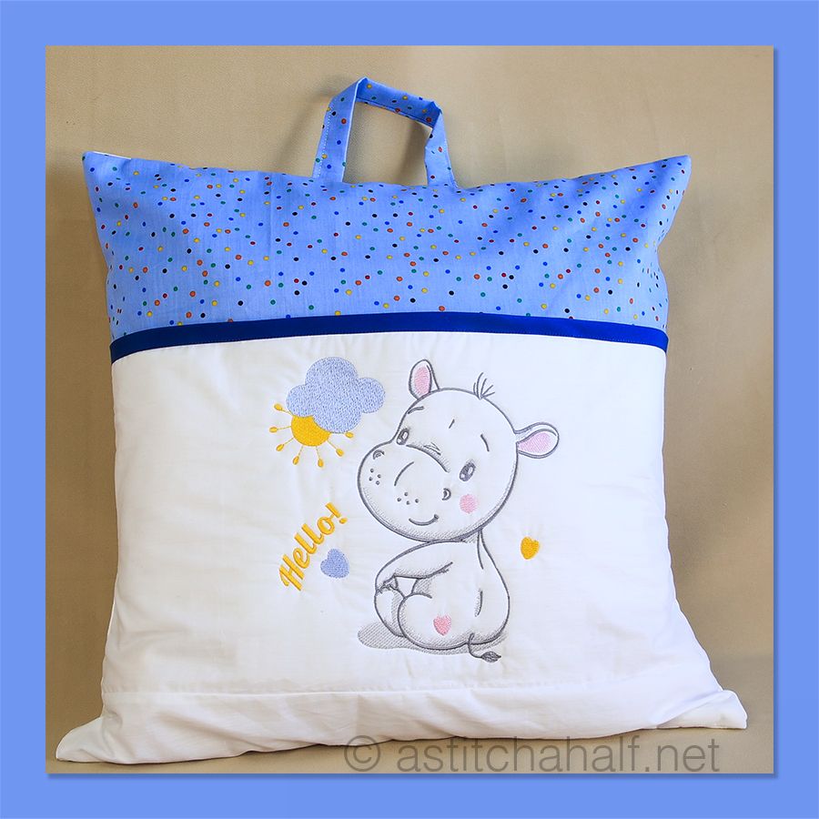 Hello Hippo Reading Pillow Combo