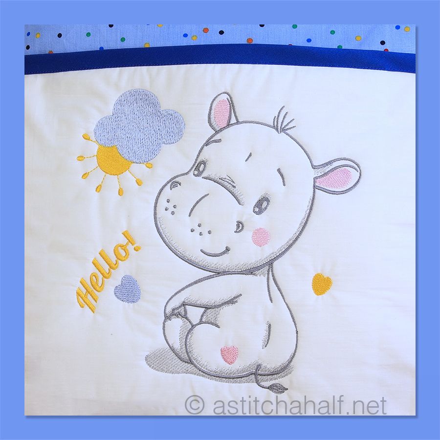 Hello Hippo Reading Pillow Combo