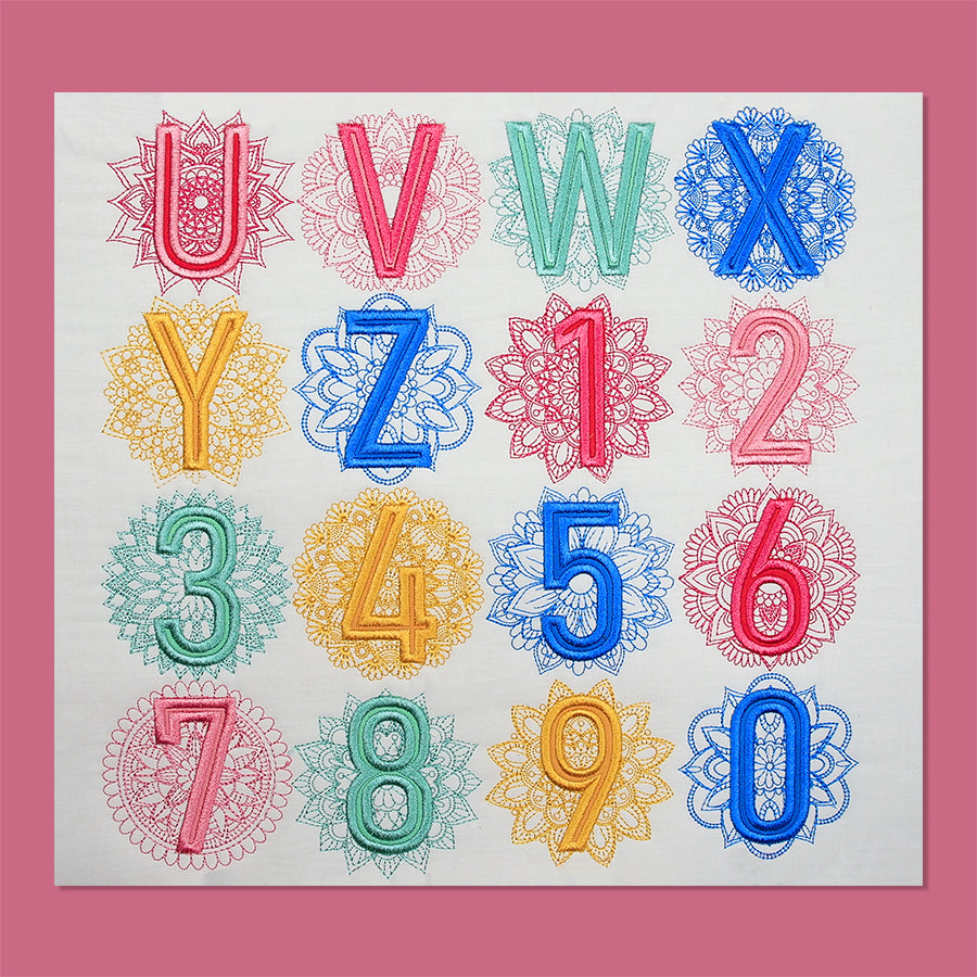 Monarch Mandala Monogram Combo