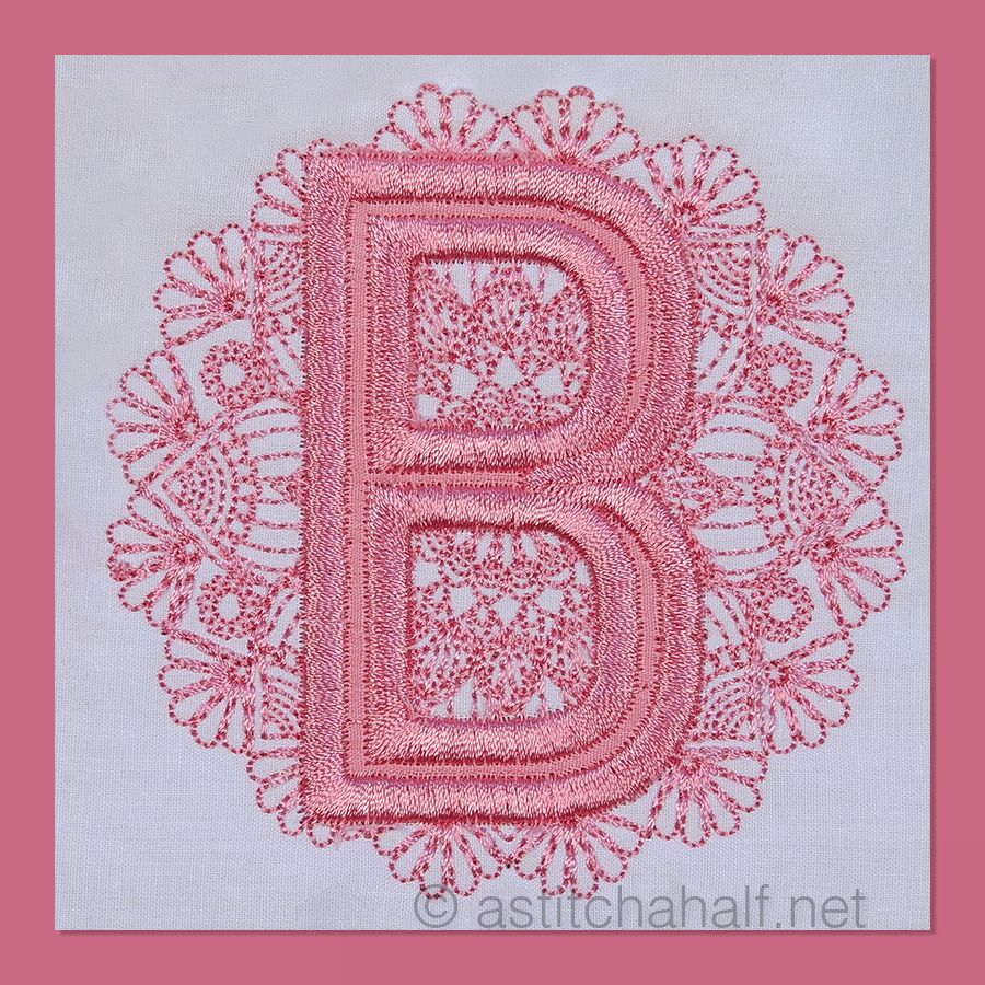 Monarch Mandala Monogram Letter B
