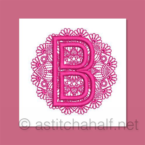 Monarch Mandala Monogram Letter B