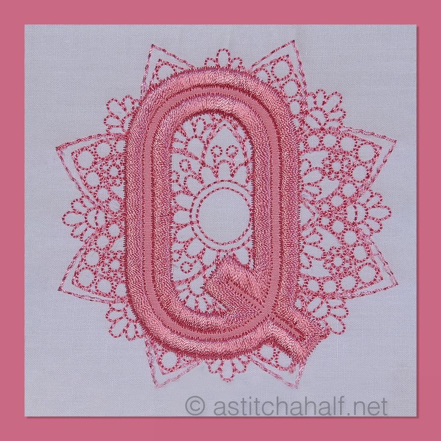 Monarch Mandala Monogram Letter Q