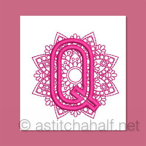 Monarch Mandala Monogram Letter Q