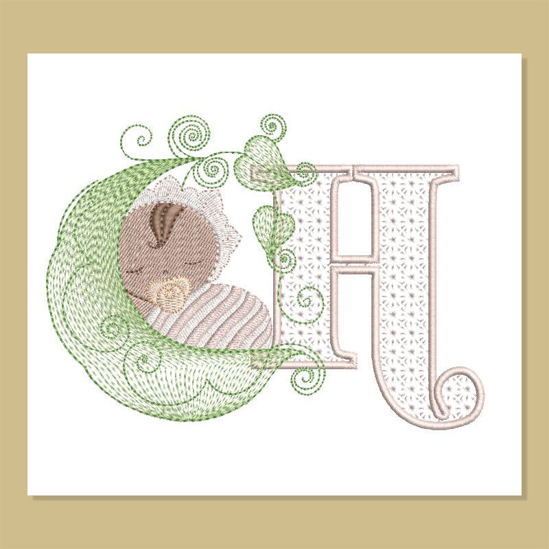 Dreamland Monogram Letter H