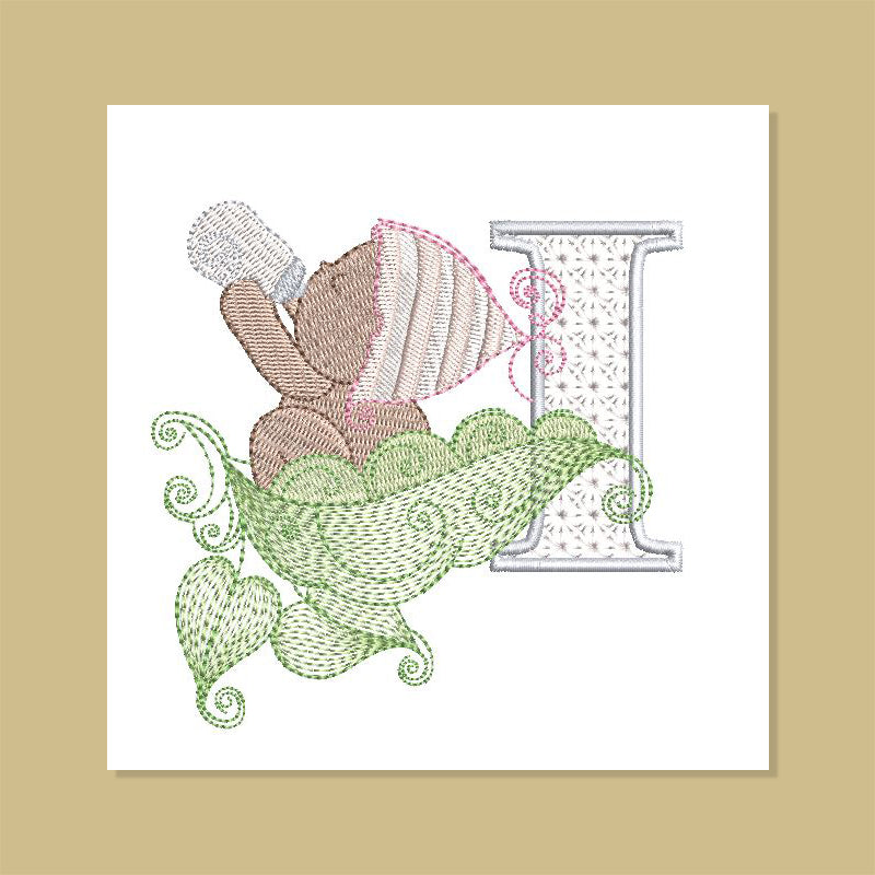 Dreamland Monogram Letter I