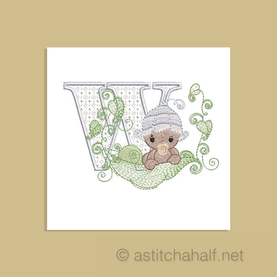 Dreamland Monogram Letter W