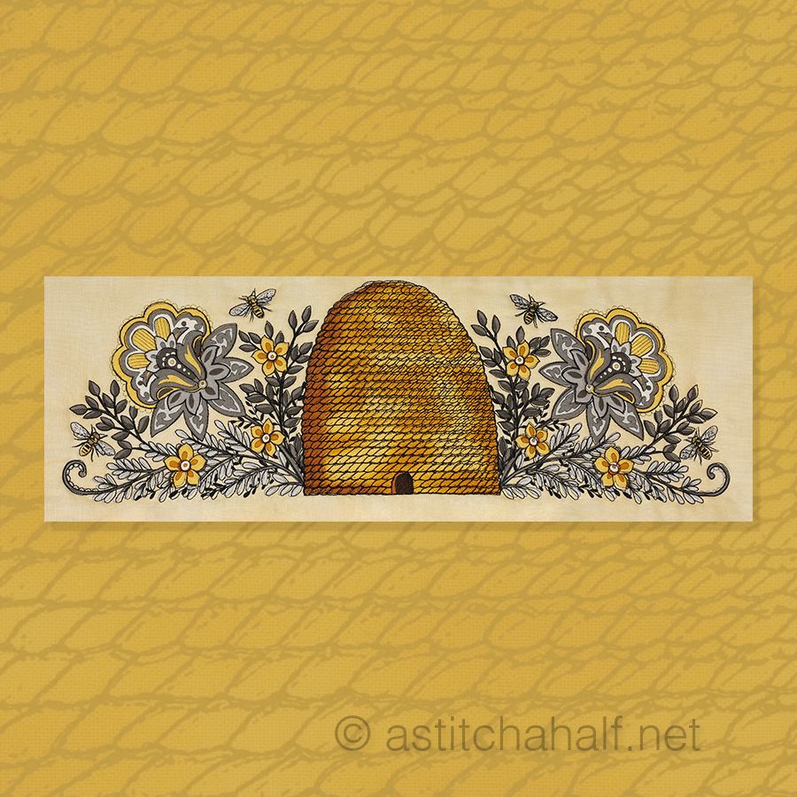 Bee Grateful Panel Honey