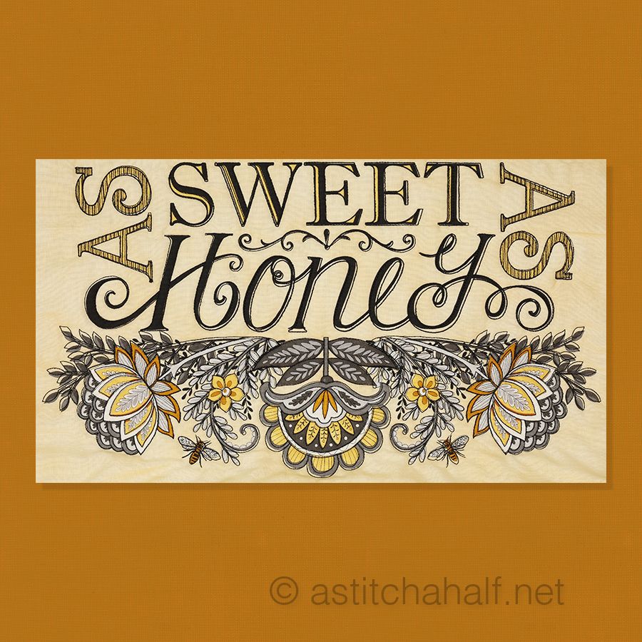 Bee Grateful Panel Sweet