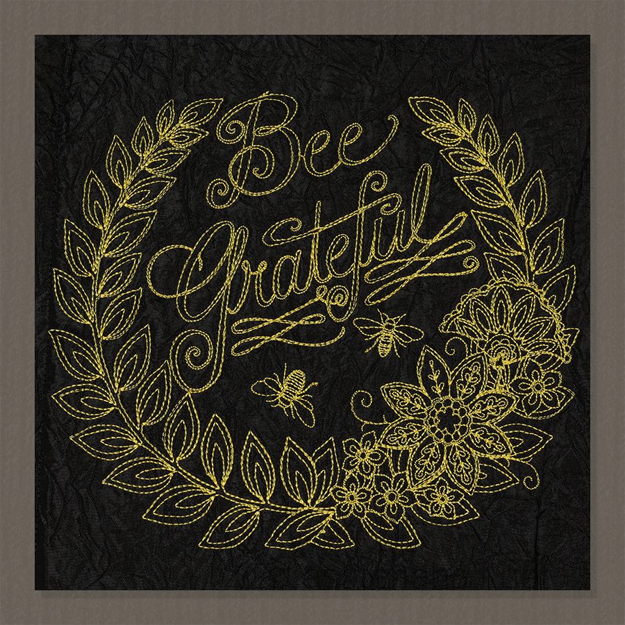 Bee Grateful Panel Grateful