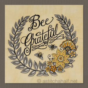 Bee Grateful Panel Grateful
