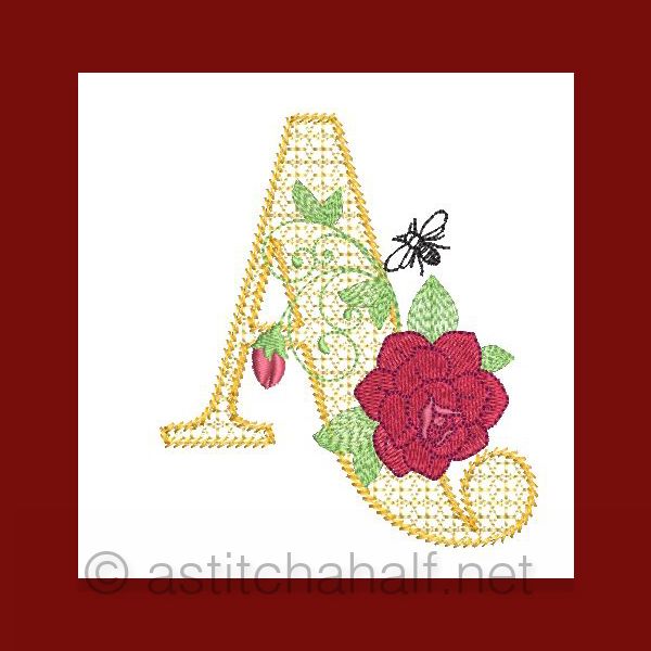 Lost Summer Monogram Letter A