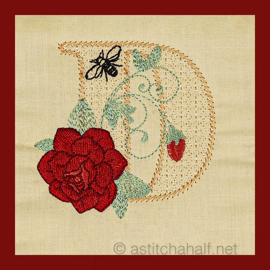 Lost Summer Monogram Letter D