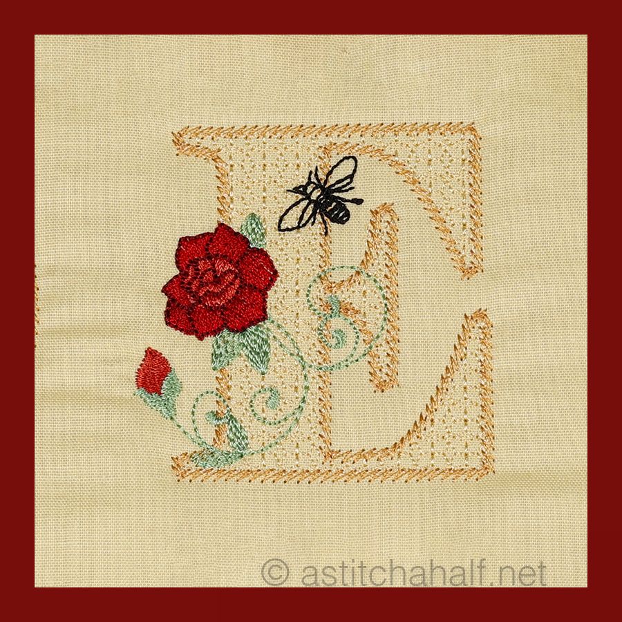 Lost Summer Monogram Letter E