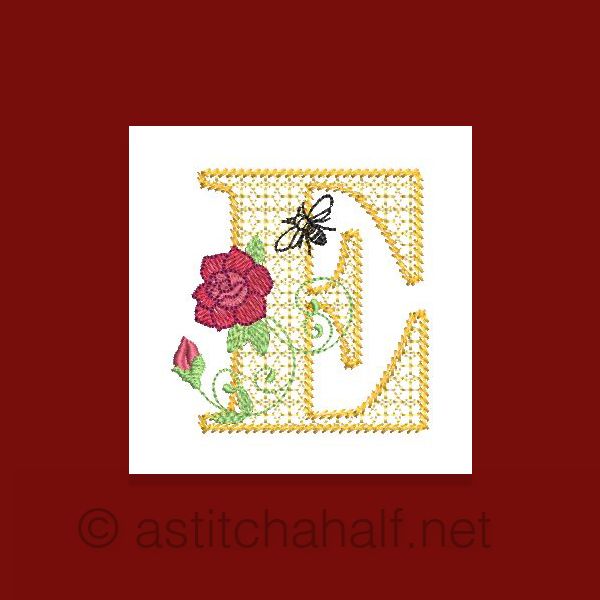 Lost Summer Monogram Letter E