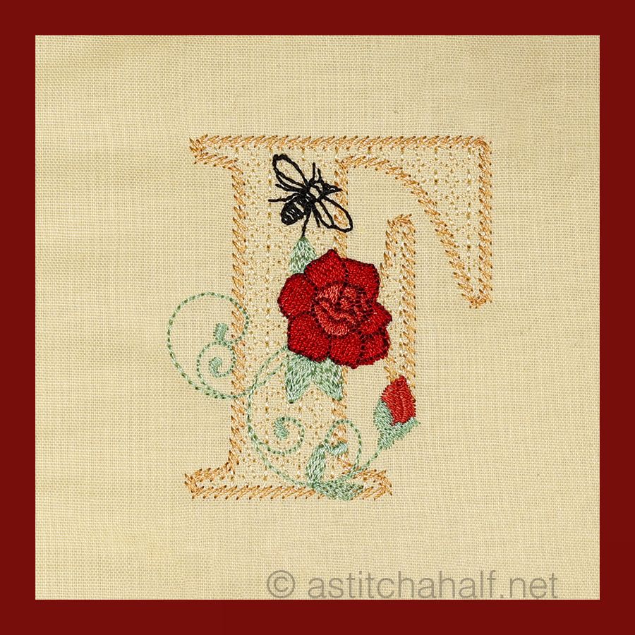 Lost Summer Monogram Letter F