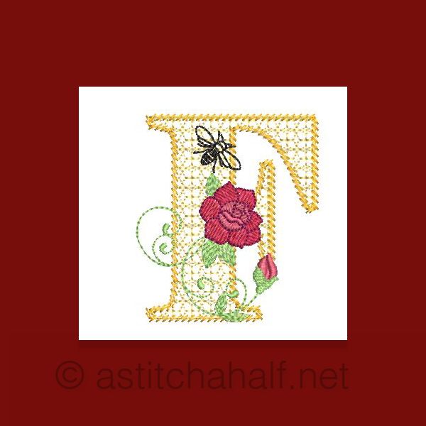 Lost Summer Monogram Letter F