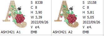 Lost Summer Monogram Letter A