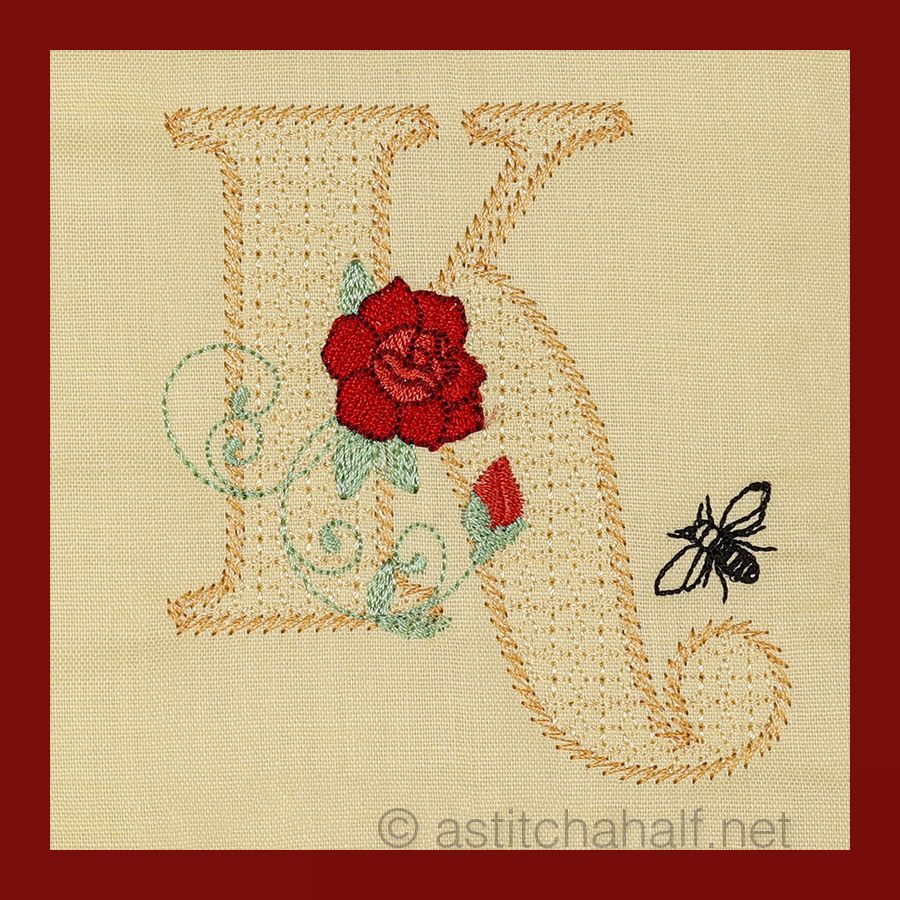Lost Summer Monogram Letter K