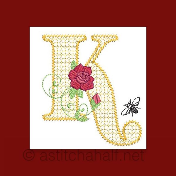 Lost Summer Monogram Letter K