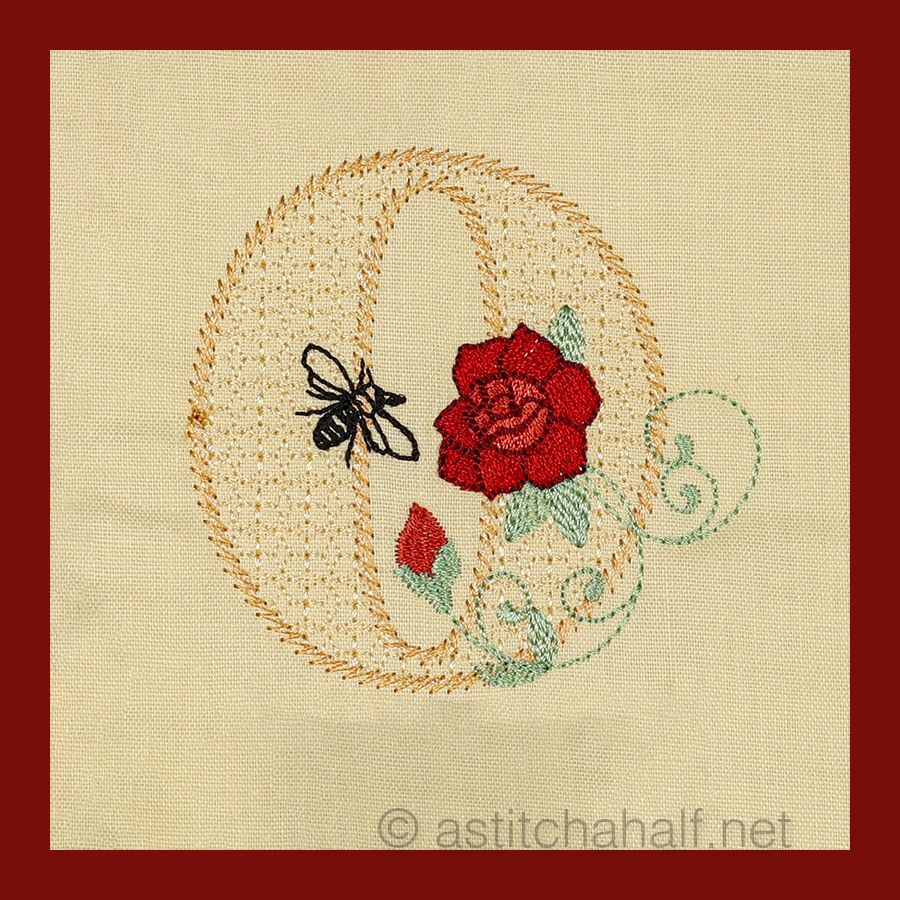 Lost Summer Monogram Letter O