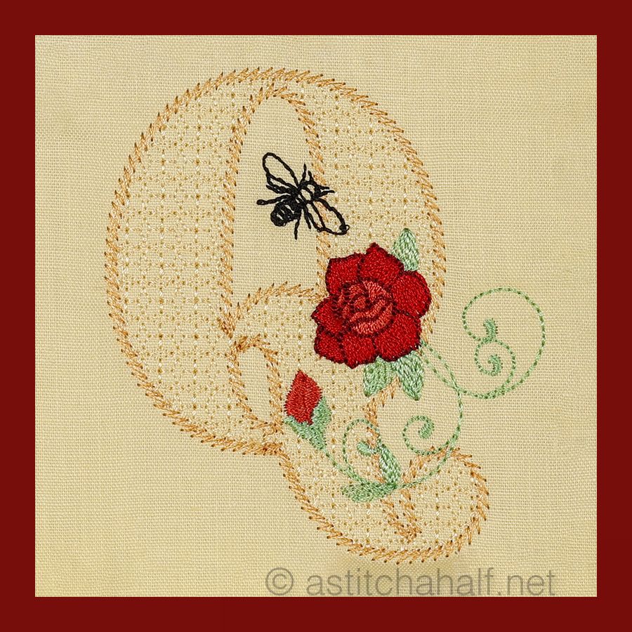 Lost Summer Monogram Letter Q