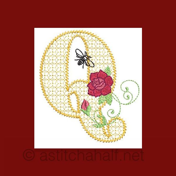 Lost Summer Monogram Letter Q