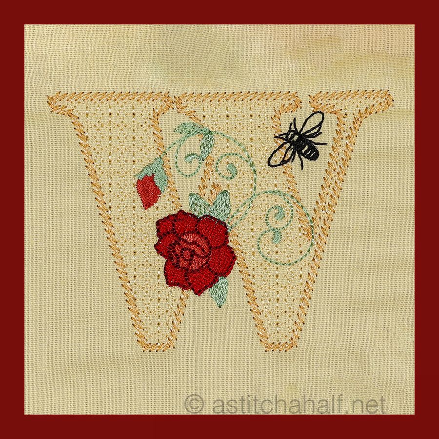 Lost Summer Monogram Letter W