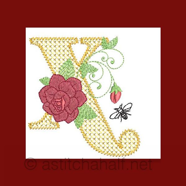 Lost Summer Monogram Letter X