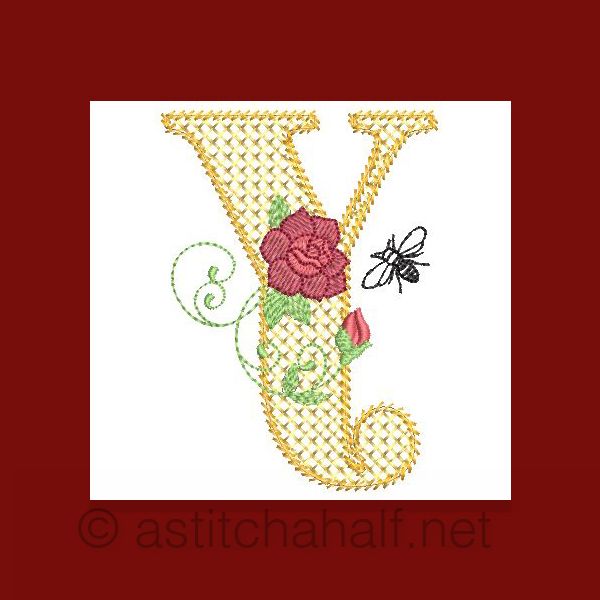Lost Summer Monogram Letter Y