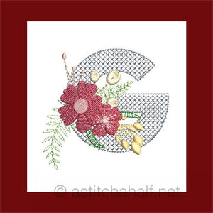 Flowers Everywhere Monogram Letter G