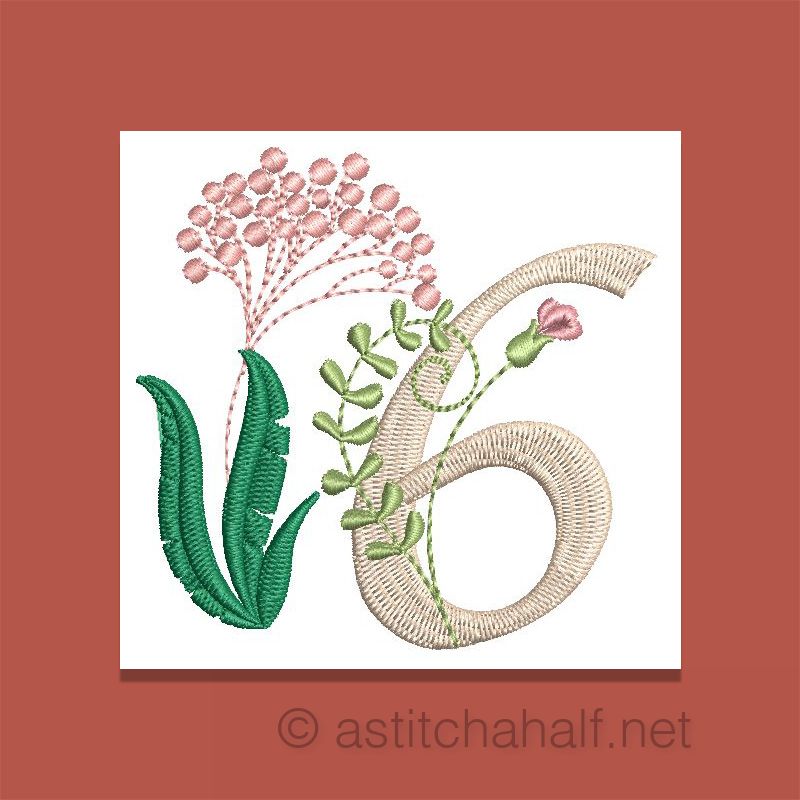 Florentina Monogram Number 6