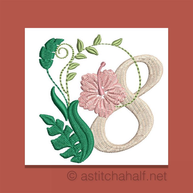 Florentina Monogram Number 8