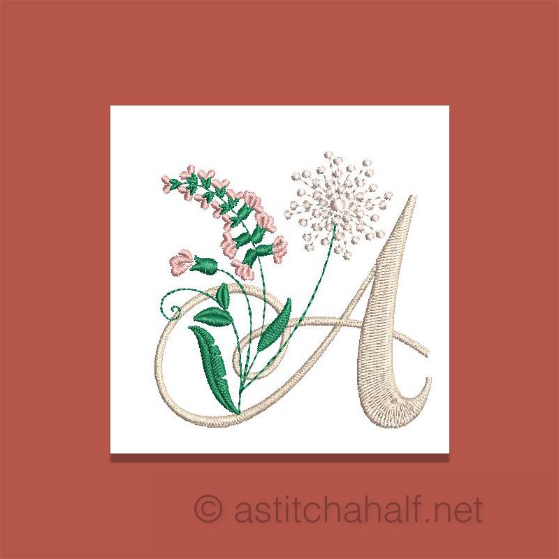Florentina Monogram Letter A