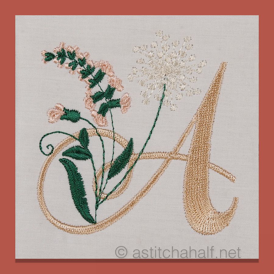 Florentina Monogram Letter A
