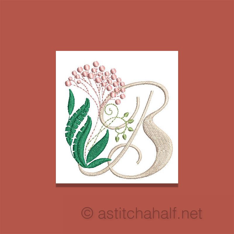 Florentina Monogram Letter B