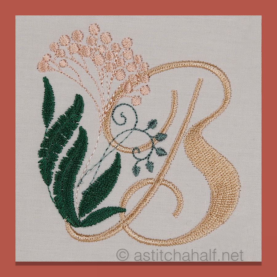 Florentina Monogram Letter B