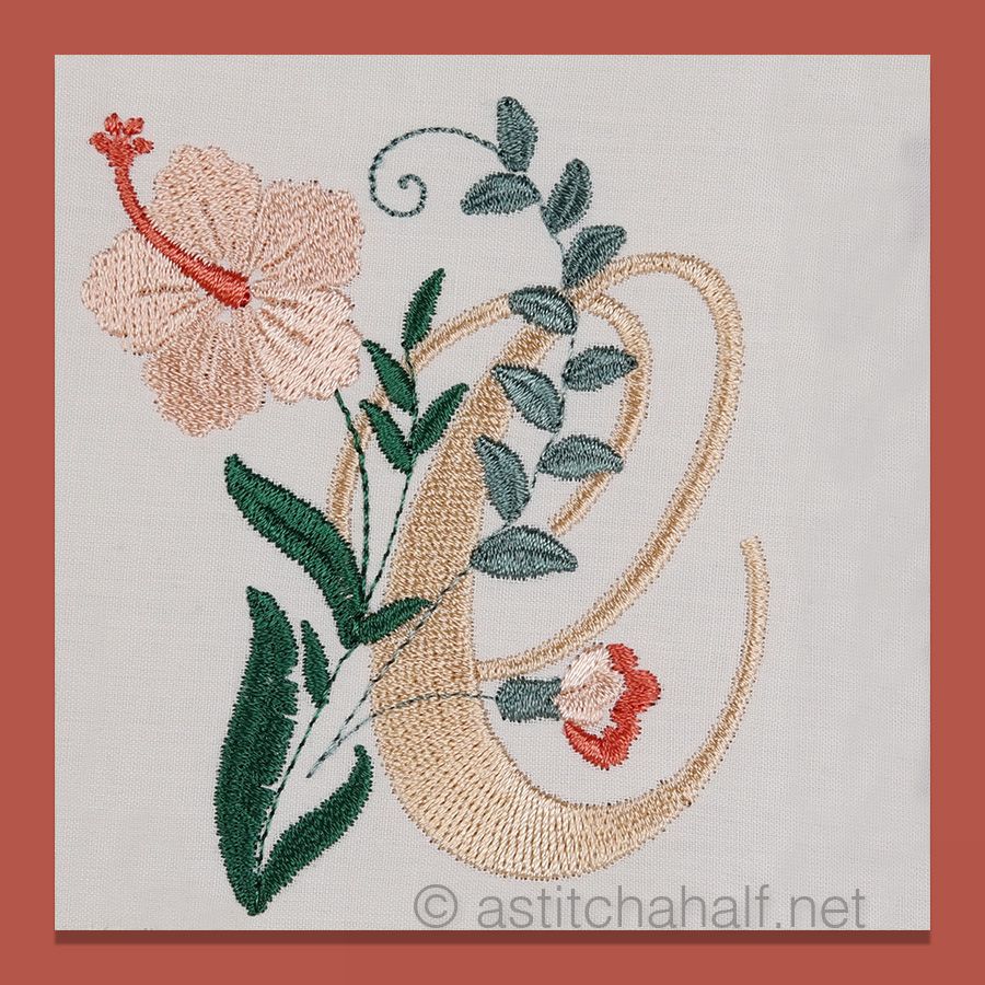 Florentina Monogram Letter C