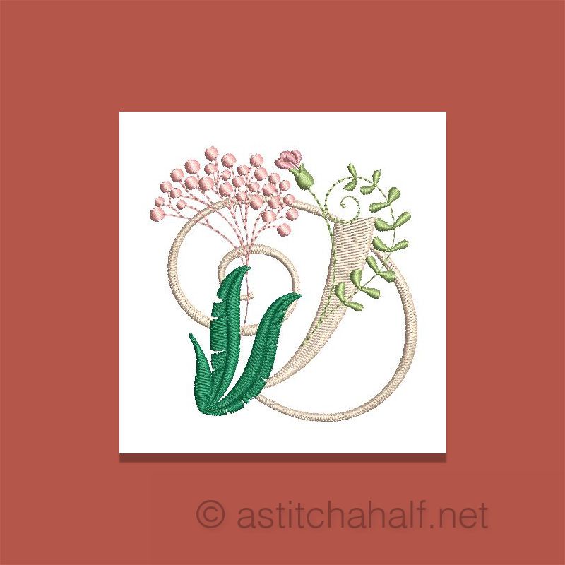 Florentina Monogram Letter D