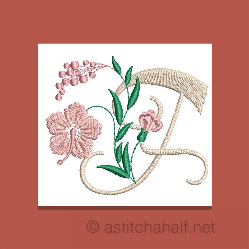 Florentina Monogram Letter F