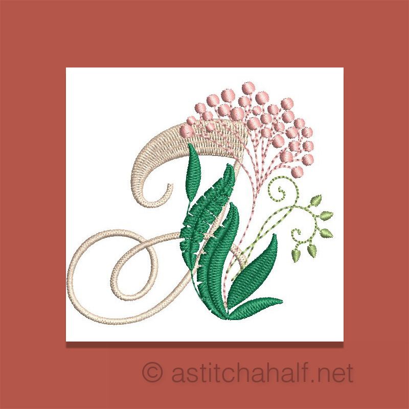 Florentina Monogram Letter I