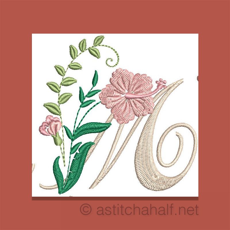 Florentina Monogram Letter M