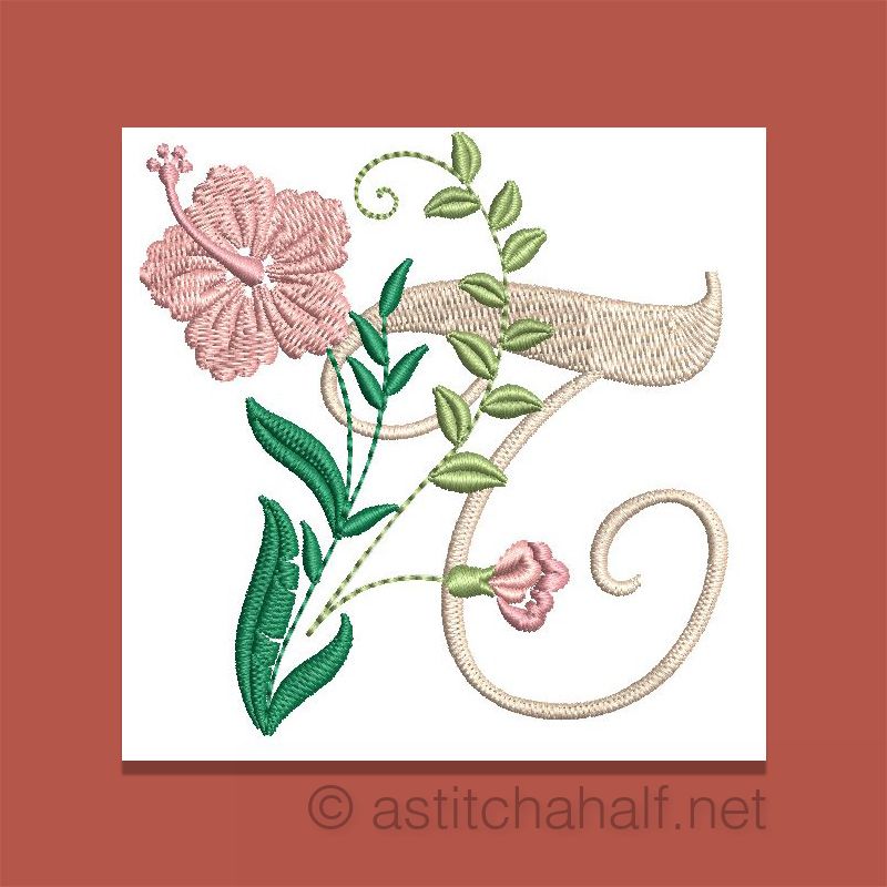 Florentina Monogram Letter T
