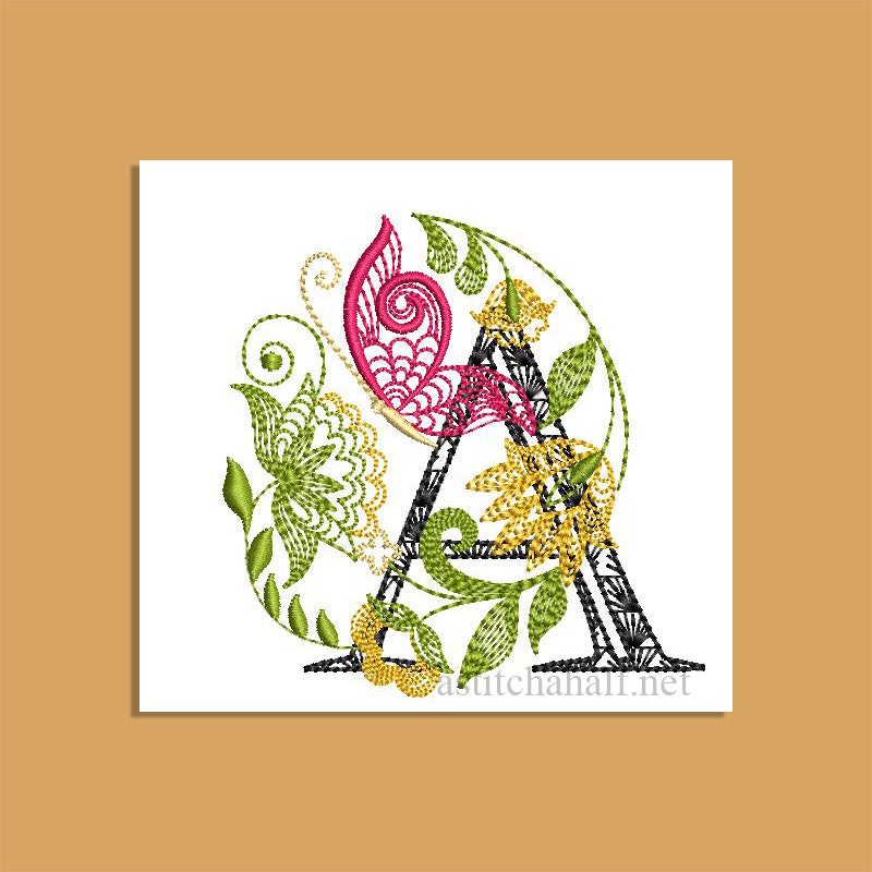 Natures Bounty Monogram Letter A