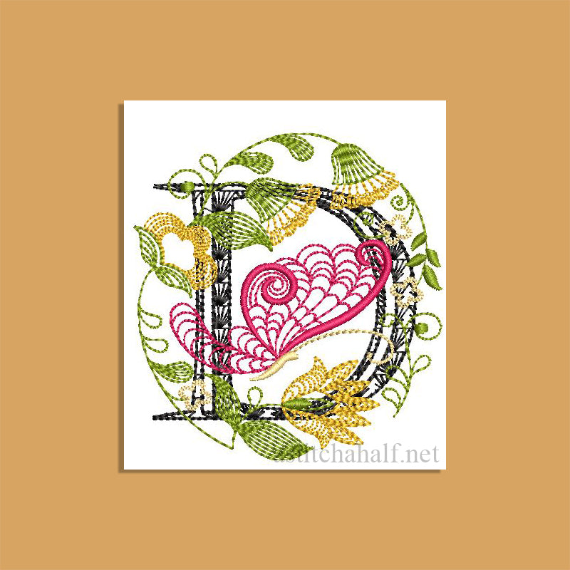 Natures Bounty Monogram Letter D
