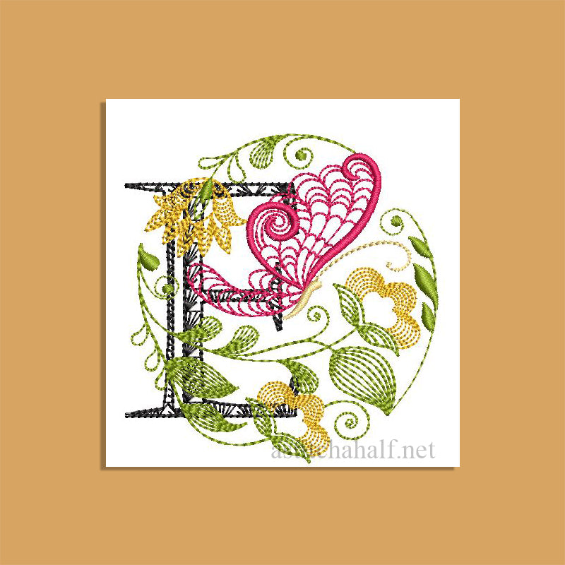 Natures Bounty Monogram Letter E