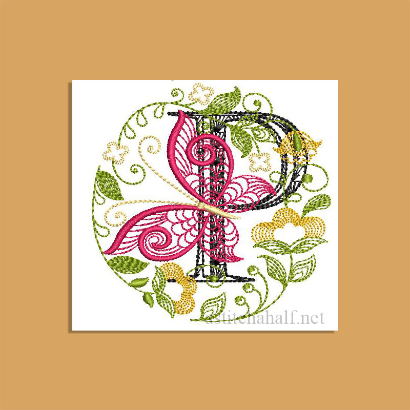 Natures Bounty Monogram Letter P