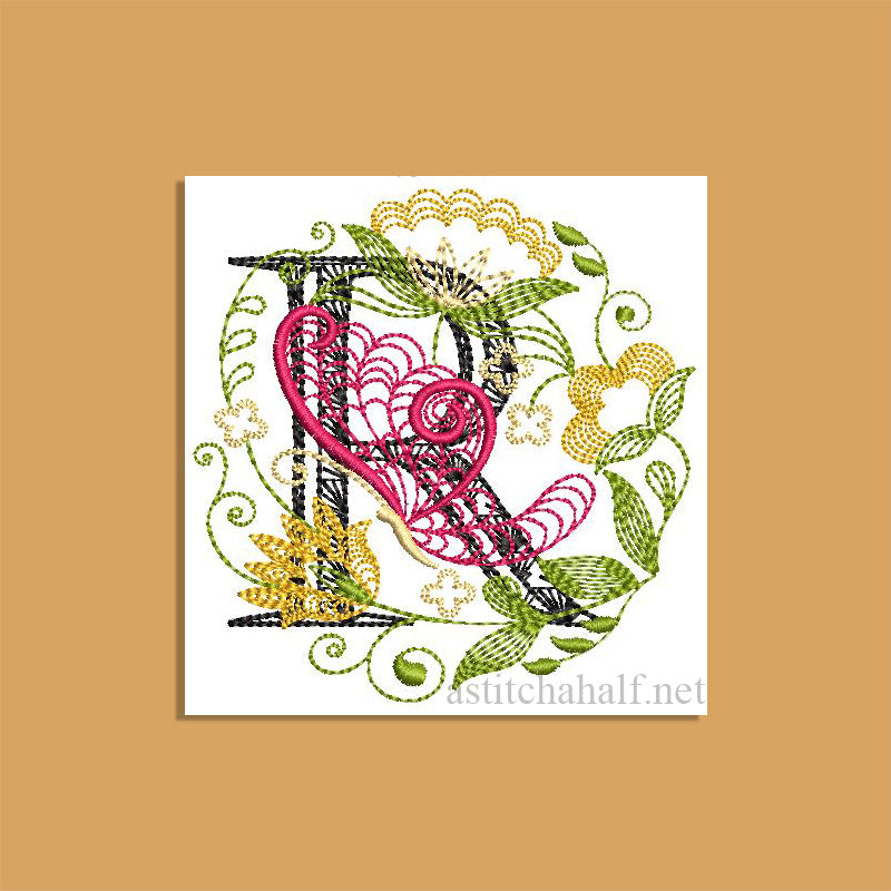 Natures Bounty Monogram Letter R
